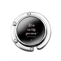 Accroche sac à main Citation souriante - modèle images 1 - AccrocheMonSac ™