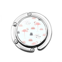 Accroche sac à main Flamand Rose - modèle images 1 - AccrocheMonSac ™