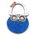 Accroche sac à main luxe hiboux - modèle Blue - AccrocheMonSac ™