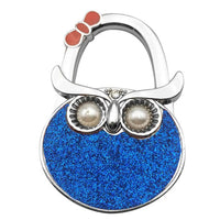 Accroche sac à main luxe hiboux - modèle Blue - AccrocheMonSac ™