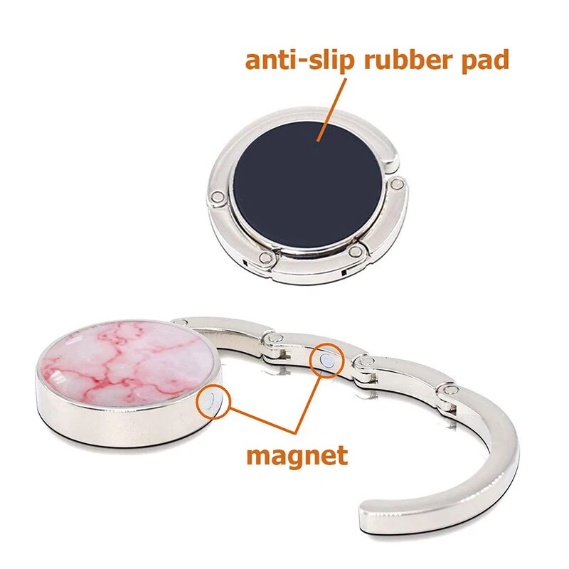 Accroche Sac à main marbré chic