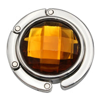 Accroche sac à main Turquoise - modèle Deep Yellow Crystal - AccrocheMonSac ™