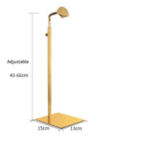 Porte sac à main brillant or rose sur pied - modèle 5 - AccrocheMonSac ™