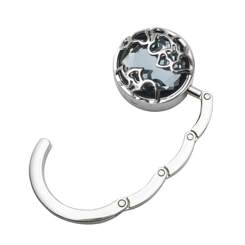 Accroche sac à main chic cœur blanc