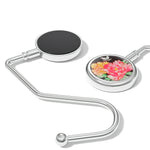 2 Accroche sac à main nénuphar orange