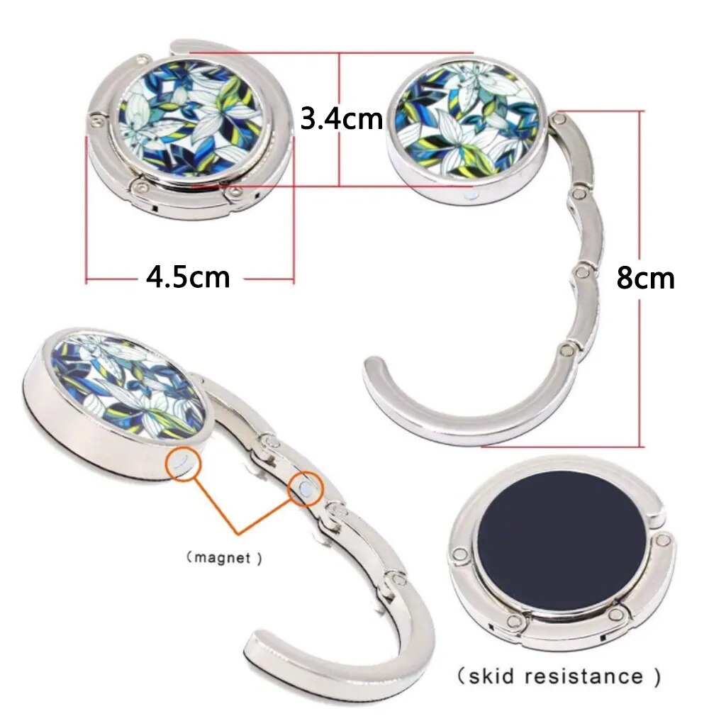 Exceptionnel lot de 4 Accroches sac à main