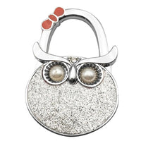 Accroche sac à main luxe hiboux - modèle Silver - AccrocheMonSac ™
