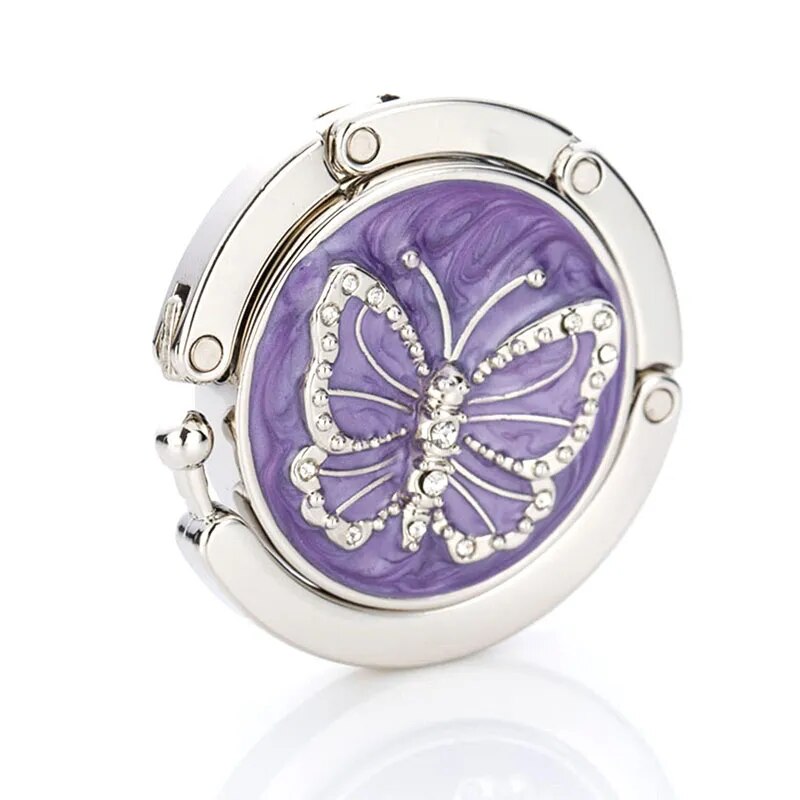 Accroche sac à main luxe papillon