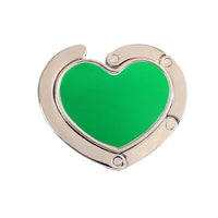 Accroche sac à main jolie cœur argent - modèle A3 - AccrocheMonSac ™