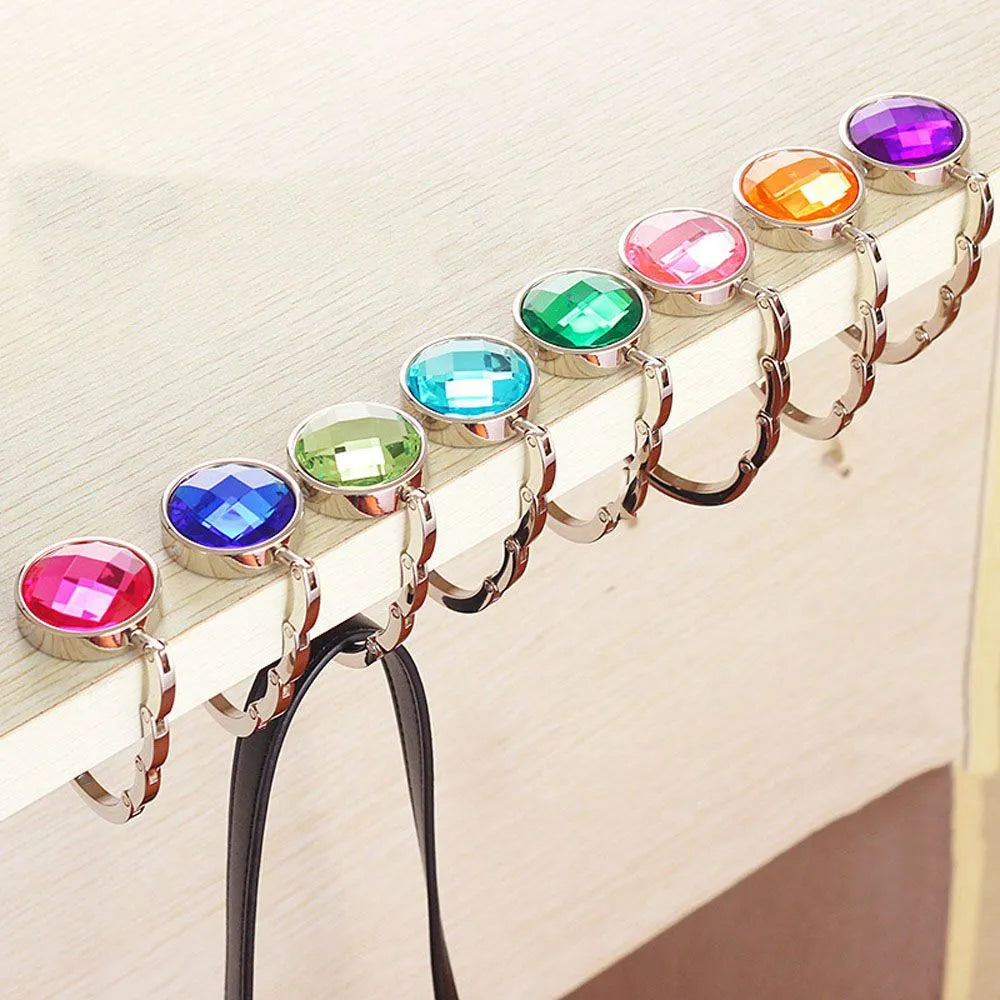 Porte sac à main diamant noir
