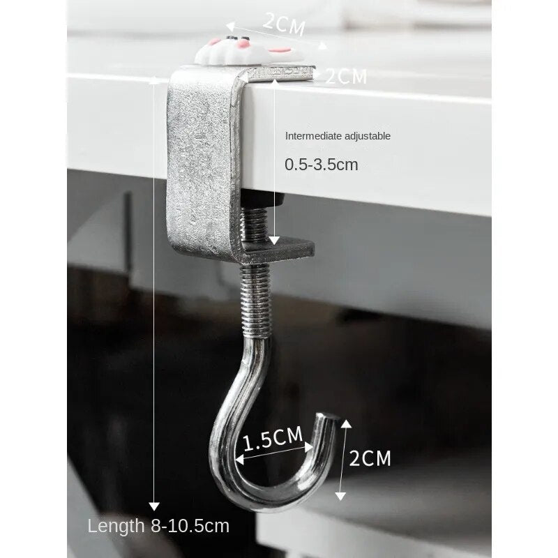 Accroche sac à main ajustable et rotatif