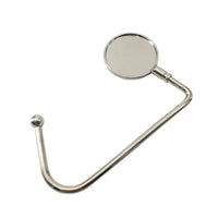 Accroche sac à main métal or rose - modèle A Silver 1pcs - AccrocheMonSac ™