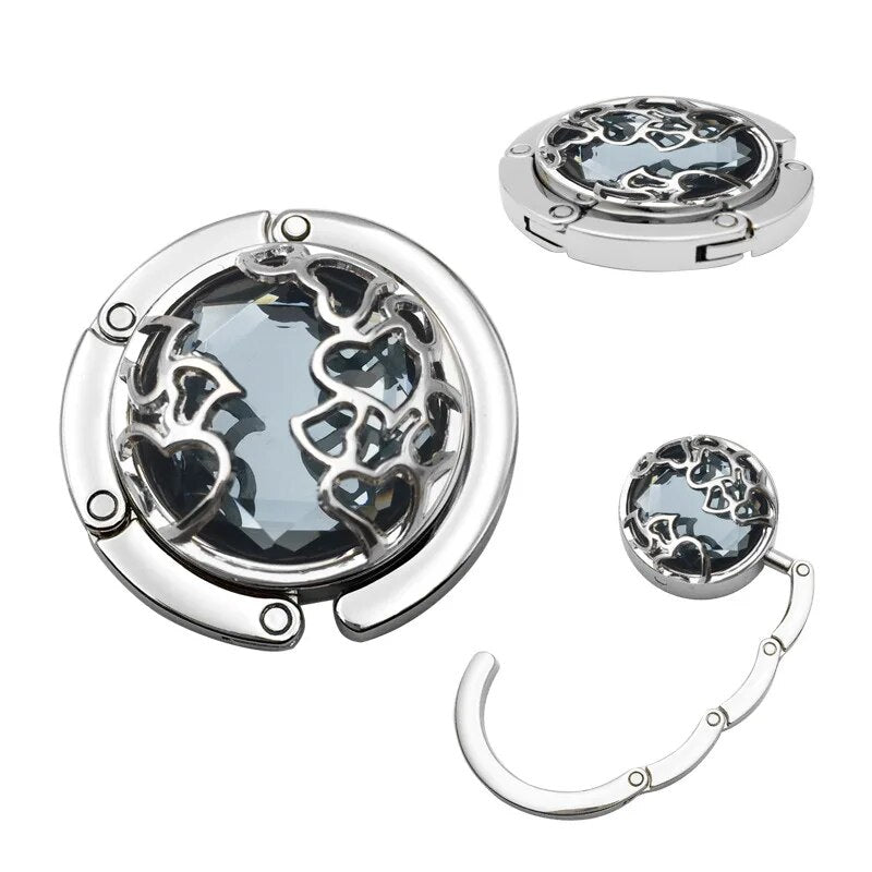 Accroche sac à main chic cœur blanc