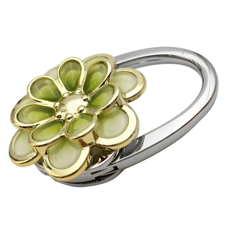 Accroche sac à main grande fleur chic