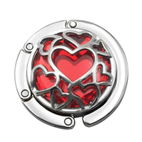 Porte sac à main cœur bleu - modèle style6-red / China - AccrocheMonSac ™