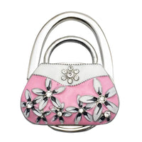 Accroche sac à main lys sac luxe - modèle pink - AccrocheMonSac ™