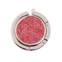 Accroche sac à main strass bleu - modèle Pink - AccrocheMonSac ™