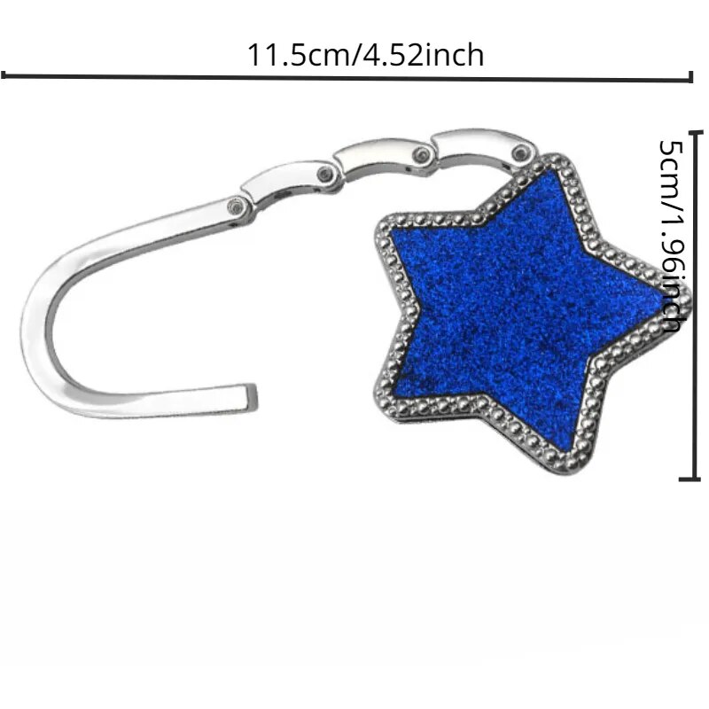Accroche sac à main étoile brillante