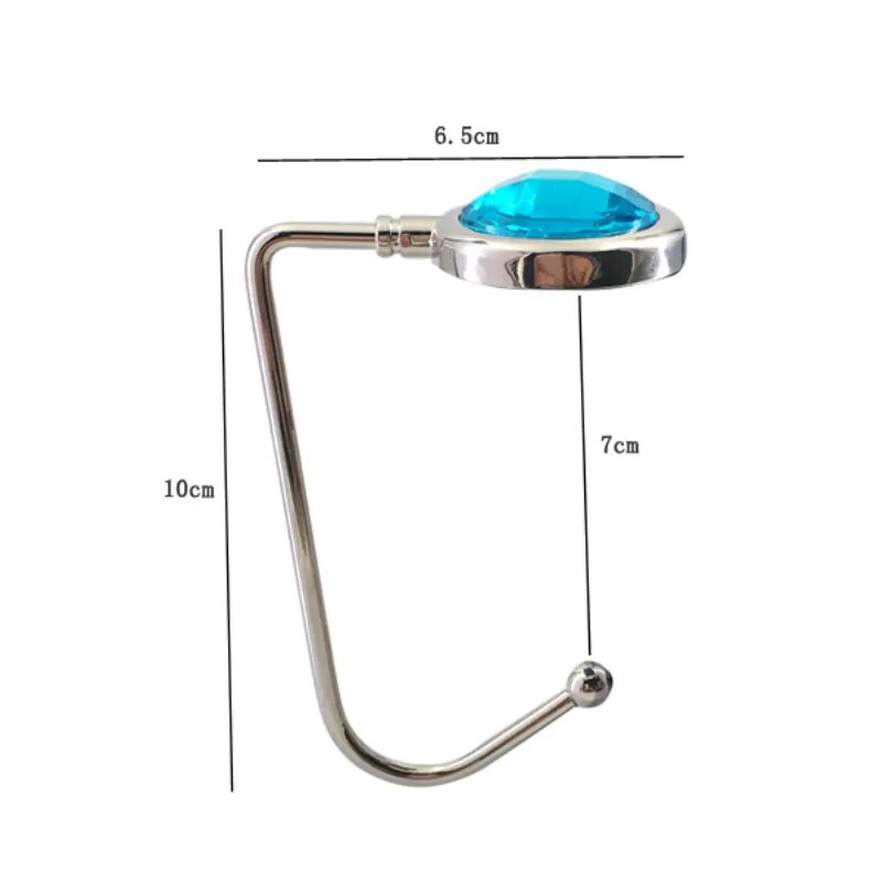 Accroche sac à main en métal papillon