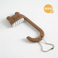 2 Accroche sac à main rigolo - modèle 2pcs coffee - AccrocheMonSac ™