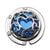 Accroche sac à main cœur métallique - modèle blue / China - AccrocheMonSac ™