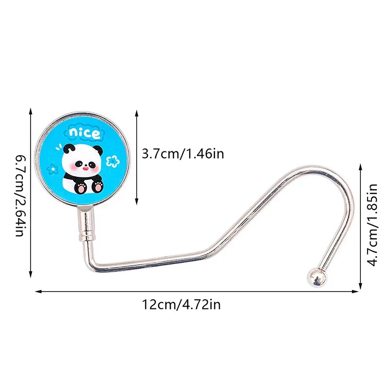Accroche sac à main panda nice
