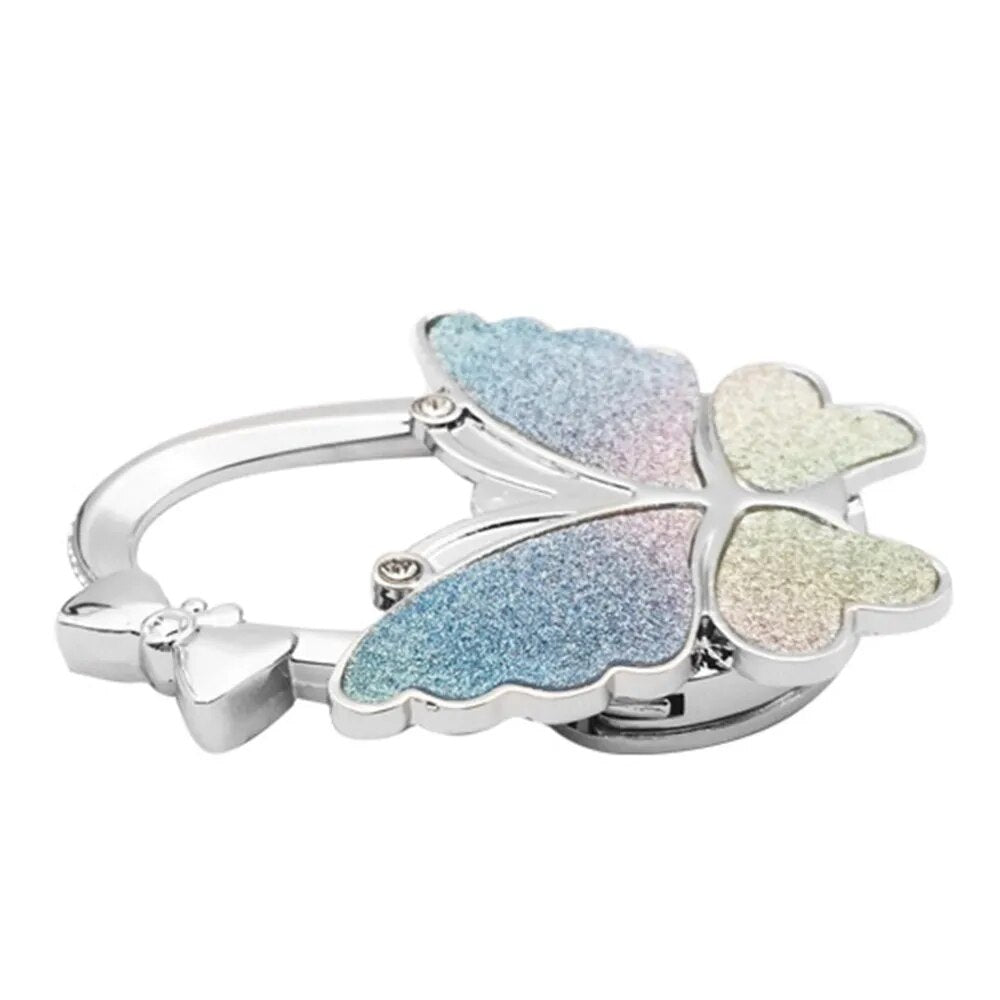 Accroche Sac À Main Jolie Papillon Mauve