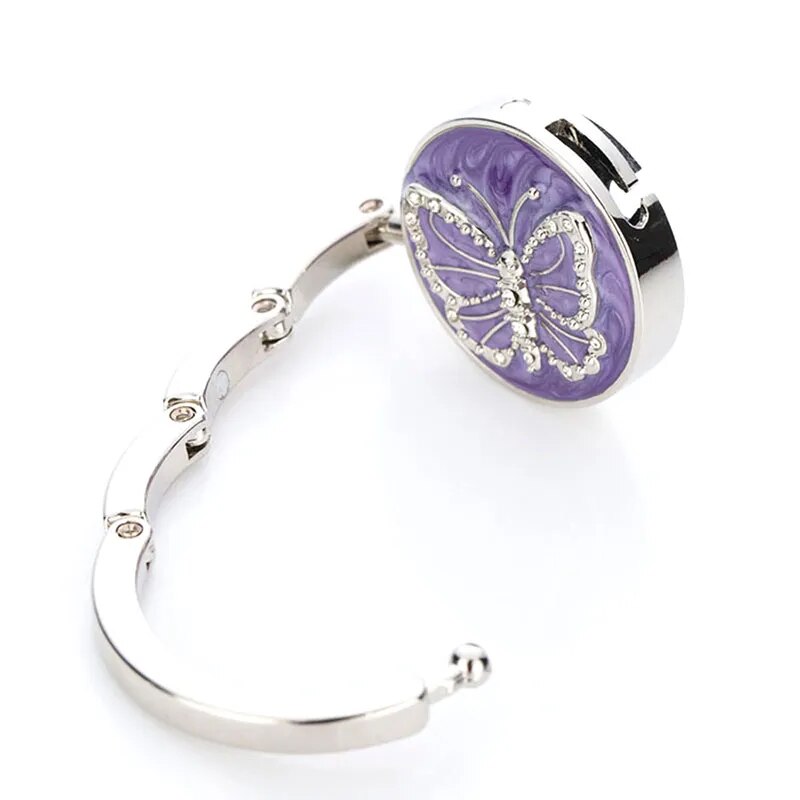 Accroche sac à main luxe papillon