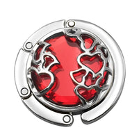 Accroche sac à main chic cœur blanc - modèle A4 - AccrocheMonSac ™