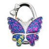 Accroche sac à main papillon multicolore
