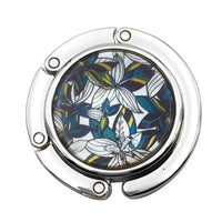 Accroche sac à mail nénuphars rouge - modèle Bleu - AccrocheMonSac ™