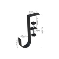 Porte sac à main en métal solide - modèle Black - AccrocheMonSac ™