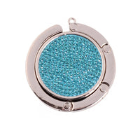 Accroche sac à main strass bleu - modèle Sky Blue - AccrocheMonSac ™