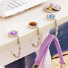 Porte sac à main cœur cristal