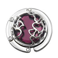 Accroche sac à main chic cœur blanc - modèle A8 - AccrocheMonSac ™