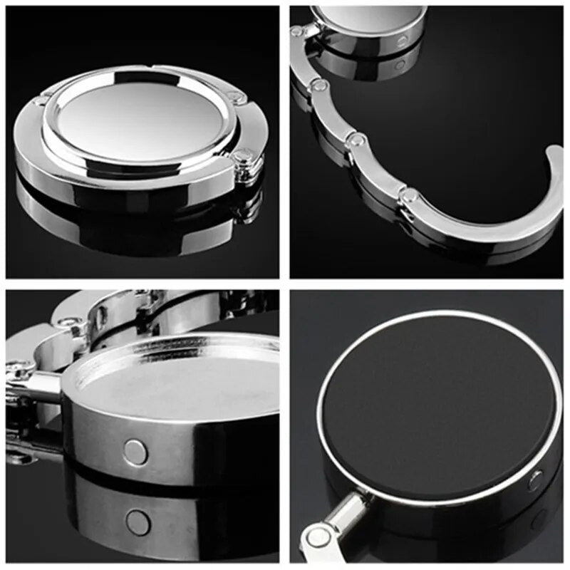 Accroche sac à main doré chic