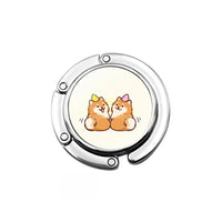 Accroche sac à main Shiba Inu Amoureux - AccrocheMonSac ™