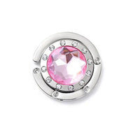 Accroche sac à main gros diamant fuchsia - modèle pink / China - AccrocheMonSac ™