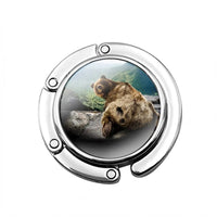 Accroche sac à main Ours brun - modèle images 2 - AccrocheMonSac ™