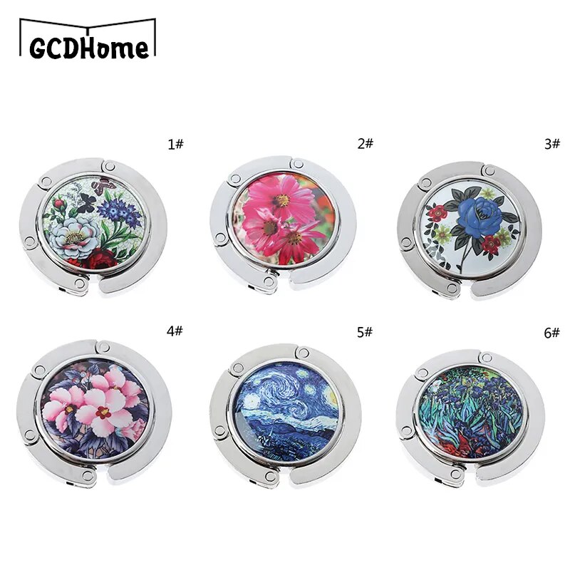 Accroche sac à main vert brillant