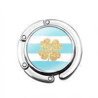 Accroche sac à main Trèfles 4 feuilles - modèle images 1 - AccrocheMonSac ™