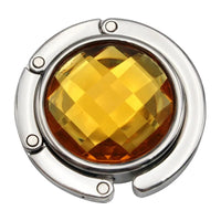 Accroche sac à main Turquoise - modèle Light Yellow Crystal - AccrocheMonSac ™