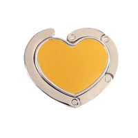 Accroche sac à main jolie cœur argent - modèle A8 - AccrocheMonSac ™