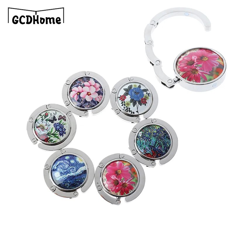 Accroche sac à main vert brillant