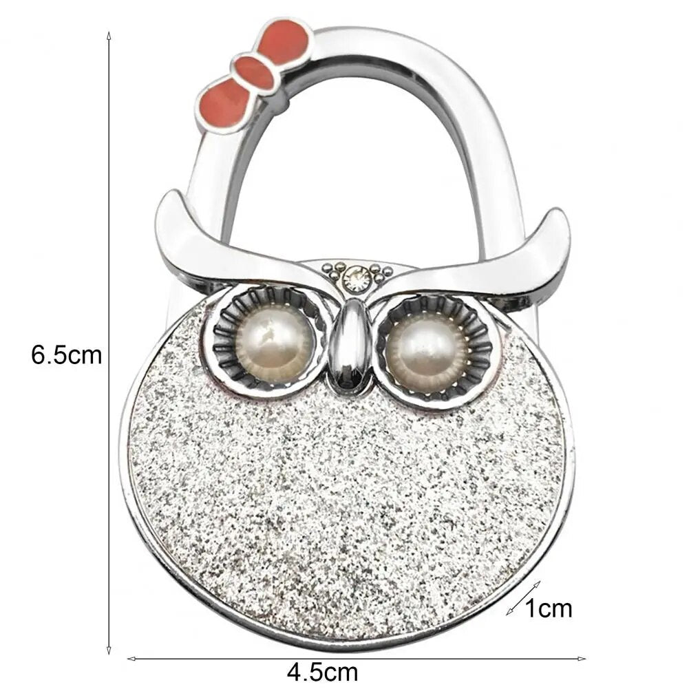 Accroche sac à main hiboux jolie