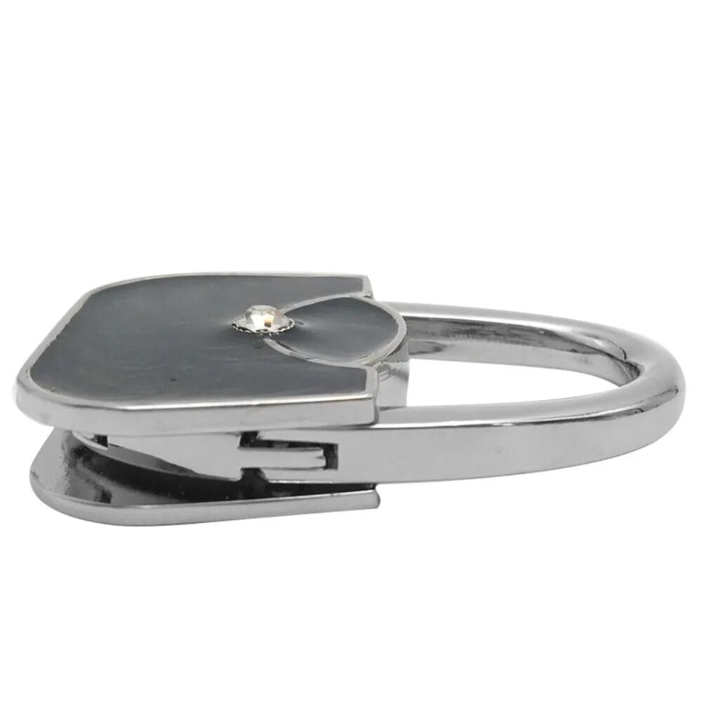 Accroche sac à main chic mauve