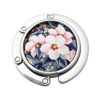 Accroche sac à main fleurie - modèle H - AccrocheMonSac ™