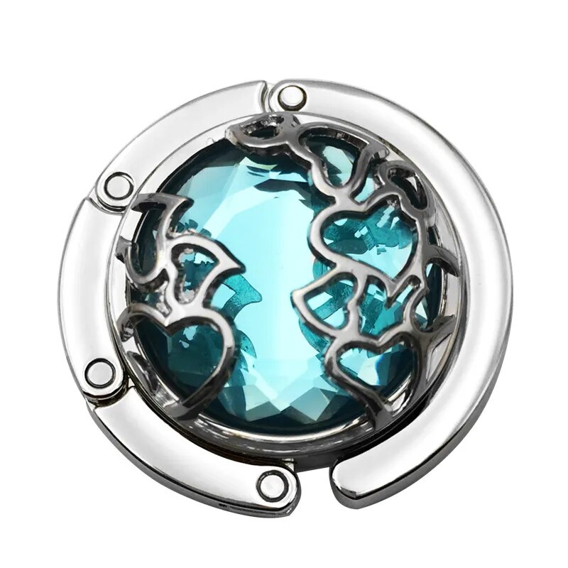 Accroche sac à main chic cœur blanc