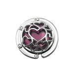 Accroche sac à main Bordeau cœur