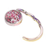 Accroche sac à main strass rose